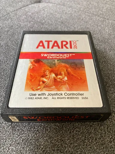 Swordquest Earthworld Atari 2600 (LOOSE)