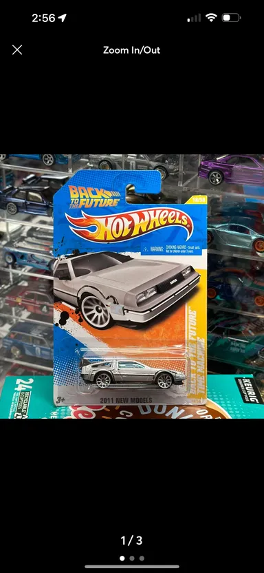 2011 Hot Wheels Back To The Future Time Machine Delorean (New Models) #18/50 NEW