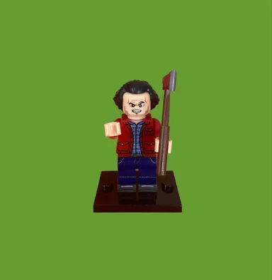 Jack Nicholson From The Shining Building Blocks Lego Type Minifigure