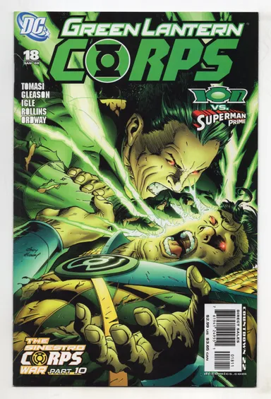 Green Lantern Corps #18 FN- First Print Peter J. Tomasi Patrick Gleason
