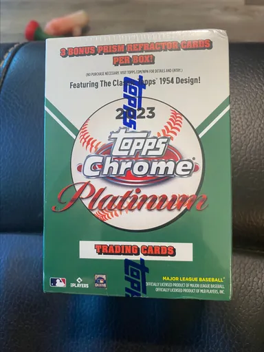 2023 Topps Chrome Platinum 1954 Baseball Retail Value Box (8 PACK) BOX