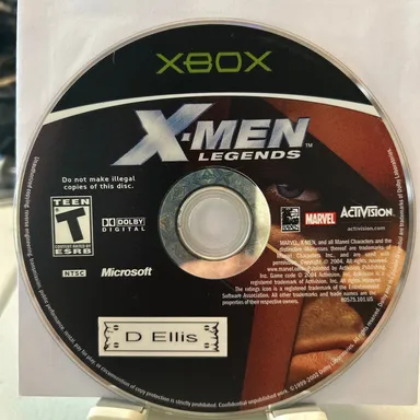 Xbox x-men legends