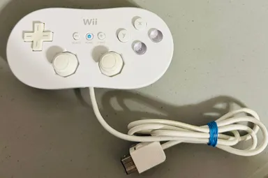Nintendo Wii Classic OEM Controller (White)