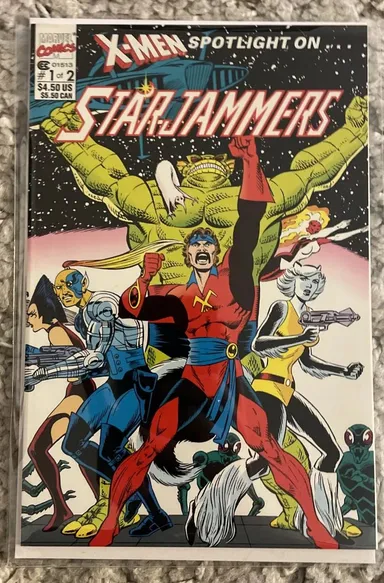 X-Men Spotlight Starjammers 1 1st Print Excalibur Marvel Comics 1990