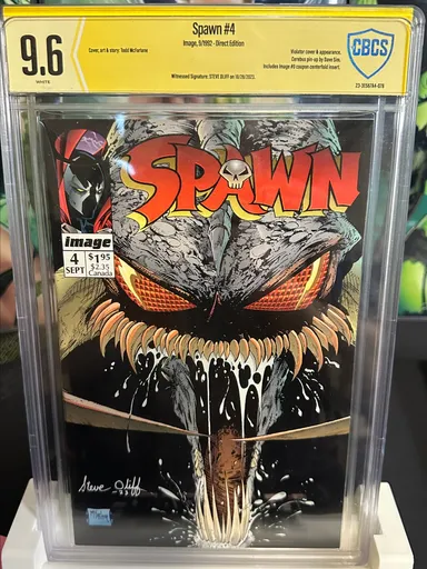 Spawn #4 CBCS 9.6-Signed by Steve Oliff