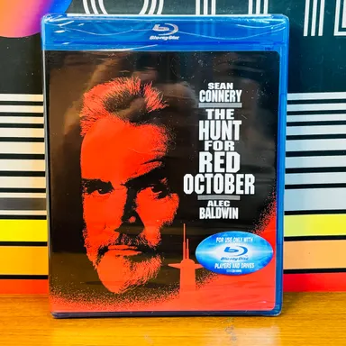 The Hunt For Red October Blu-Ray 1990 NEW Sealed Sean Connery