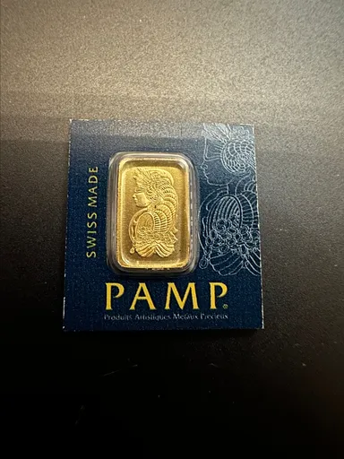 1 Gram Pamp 999.9 fine gold