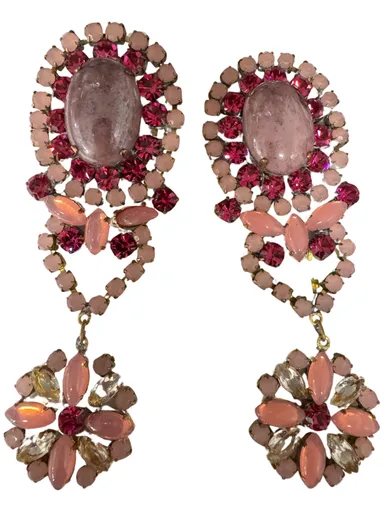 bijoux mg Czech glass earrings