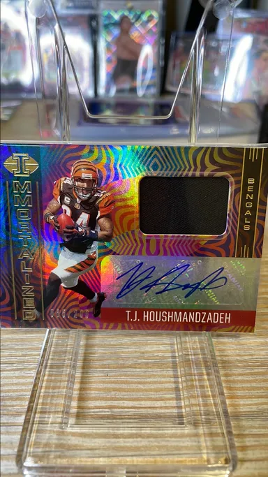 2021 illusions tj houshmandzadeh patch auto /299 Cincinnati bengals