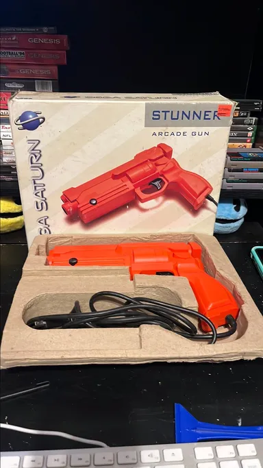 Sega Saturn - Stunner Arcade Gun - In Box