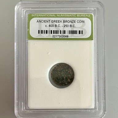 400-250 BC Ancient Greek Bronze Coin