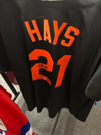Austin Hayes signed jersey