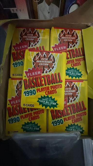 (1) Pack 1990 FLEER BASKETBALL