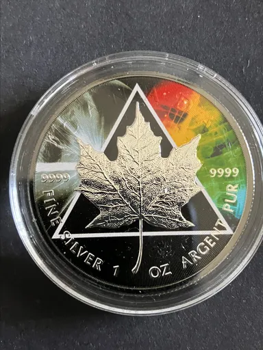 2023 1 oz .9999 Silver Dark Side of the Queen Maple