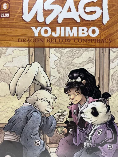 2021 Usagi Yojimbo: Dragon Below Conspiracy #6, Written & Drawn by Stan Sakai, IDW Comics