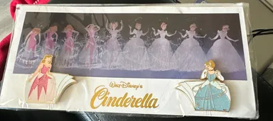 Animation Celebration Cinderella Sequential Animation LE 500 Pins & Lithograph