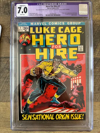 Luke Cage Hero for Hire 1 - CGC 7.0 Restored
