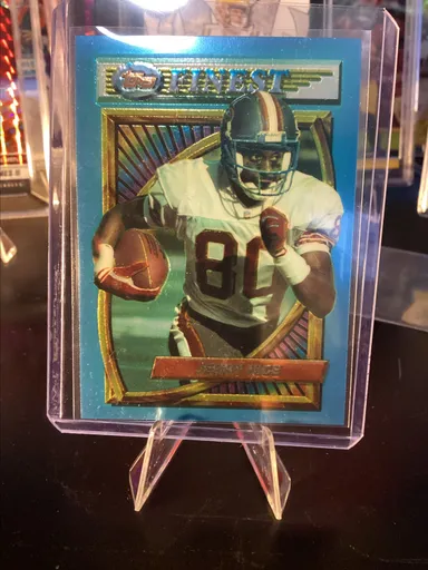 Jerry Rice Topps Finest Refractor