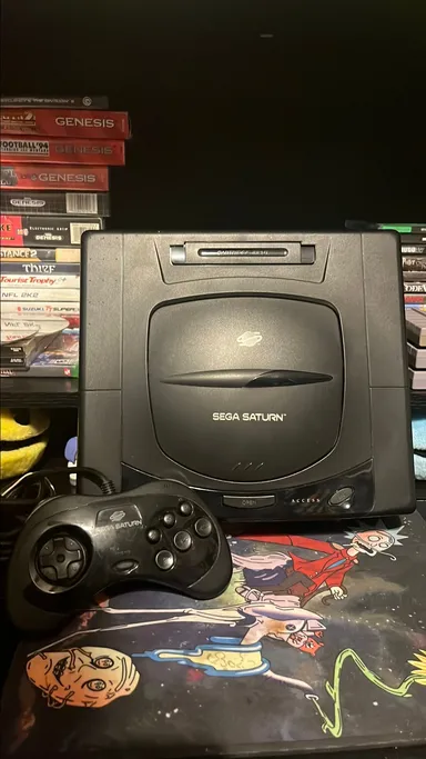 Sega Saturn Console MK-80000 W/ Controller and Cords