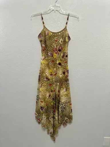 Joseph Ribkoff vintage leopard and beaded dress size 8
