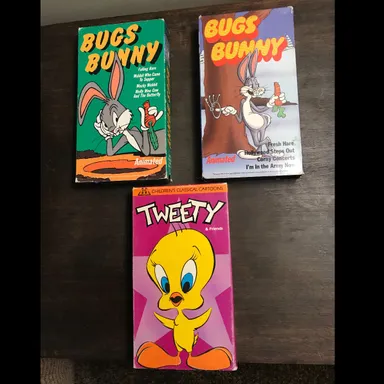 Bugs Bunny && Tweety • VHS Bundle