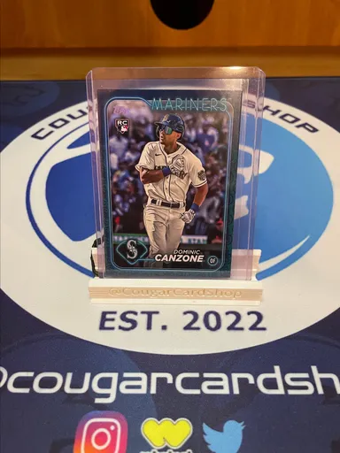 Dominic Canzone RC Seattle Mariners Team Parallel