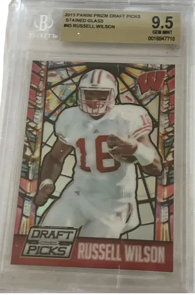 Russel Wilson Stained Glass BGS 9.5