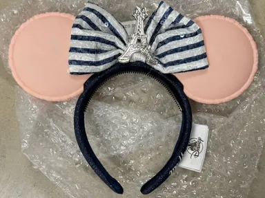 NEW Disney Parks Epcot France Pavilion France Macaron Minnie Mouse Ear Headband