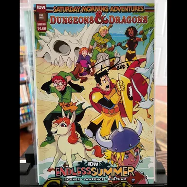 DUNGEONS & DRAGONS: SATURDAY MORNING ADVENTURES Endless Summer one-shot cover B signed
