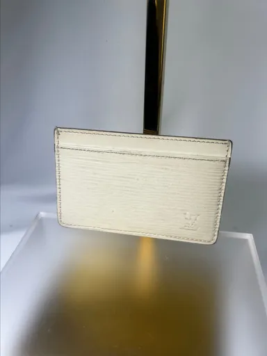 Louis Vuitton ivory Epi card case