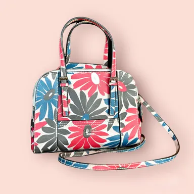 GUESS MultiColored Flowered Purse