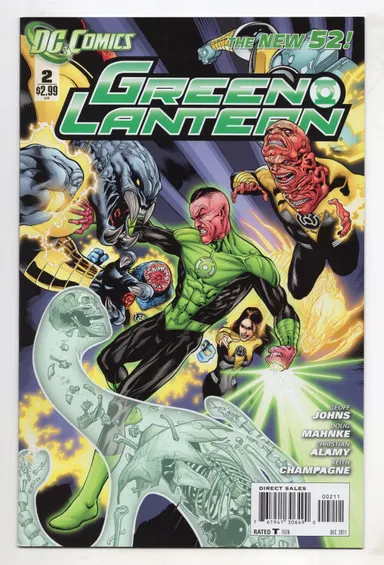 Green Lantern New 52 #2 VF- First Print