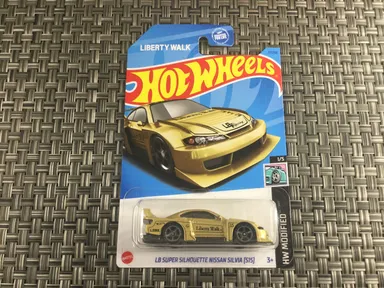 2023 Hot Wheels #17 HW Modified LB Super Silhouette Nissan Silvia (S15) Gold