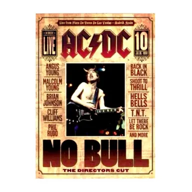 AC/DC: No Bull: the Director's Cut (DVD, 1996)