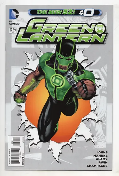 Green Lantern New 52 #0 NM First Print 1st Full App. Simon Baz