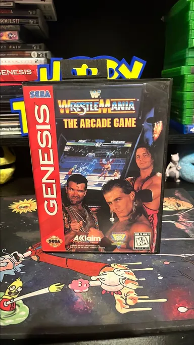 Sega Genesis - Wrestlemania The Arcade Game - CIB