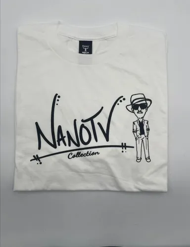 NanoTV Merch , Miami Vice Nano , Size XL, White