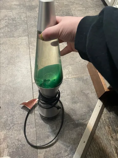 Green lava lamp