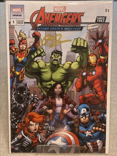 Avengers #1 WhatNot Con Sweepstakes Variant SIGNED by Drew Zucker with COA