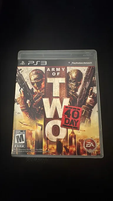 Army of two 40th day. PS3 CIB