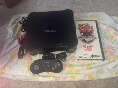 Panasonic 3DO with cables, 1 controller and 1 game (The Last Bounty Hunter)