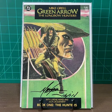 Green Arrow: The Longbow Hunters #1 signed by Mike Grell, 1st app. Shado