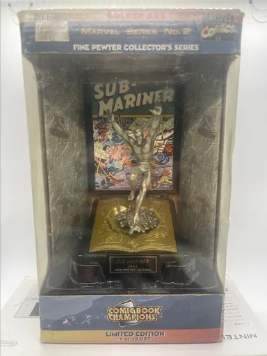 Golden Age Sub-Mariner Pewter Collector Series Statue