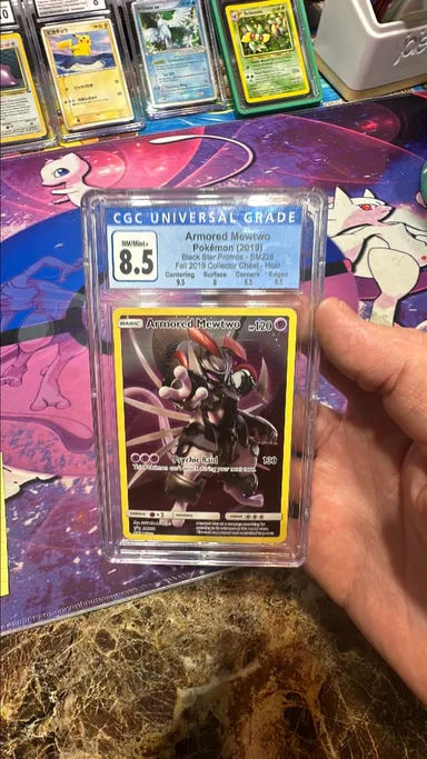 2019 Black Star Promos - Sun & Moon Armored Mewtwo Fall 2019 Collector Chest CGC 8.5