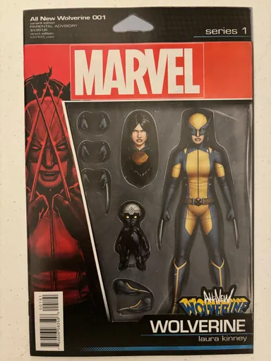 ALL NEW WOLVERINE(2015) #1 - ACTION FIGURE VARIANT - VF/NM - MARVEL