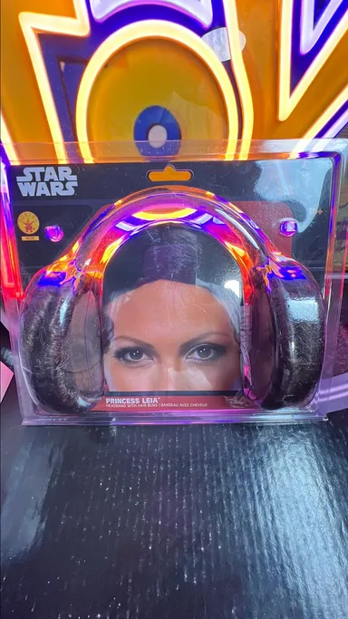 Star Wars Princess Leia Headband w/ Hair Buns ~ Halloween Costume Prop ~ Cosplay