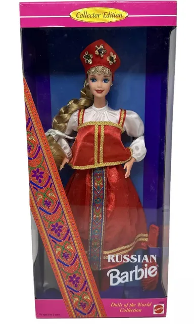 Russian Barbie Dollsof the World Collection New Sealed MatteCollector Edition