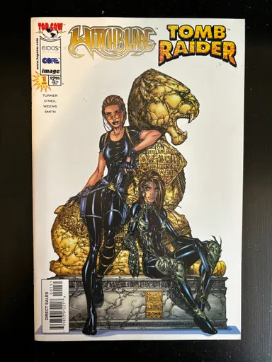 WITCHBLADE TOMB RAIDER #1   GREAT MICHAEL TURNER COVER
