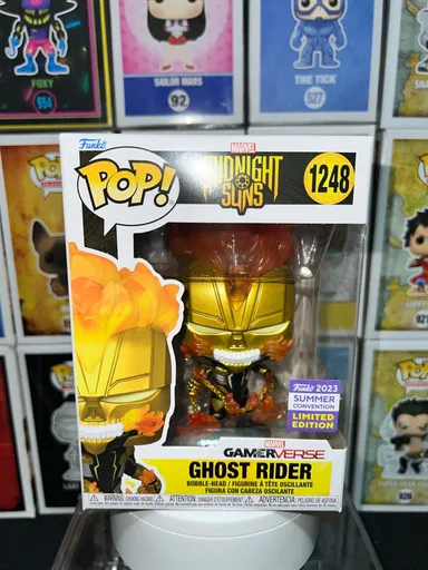 Funko Pop! Midnight Suns - Ghost Rider #1248 2023 Summer Convention W/Protector