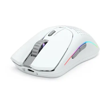 Glorious Model O 2 Ultralight Wireless Ambidextrous Optical Gaming Mouse-Matte White